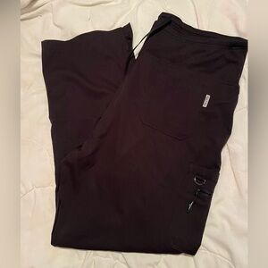 Ava & Me Black maternity scrubs